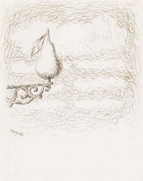 René Magritte - Ohne Titel (Poire)