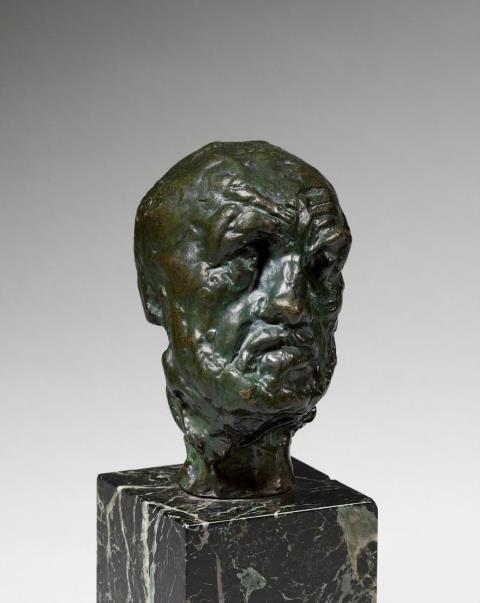 Auguste Rodin - L'Homme au nez cassé, petite tête
