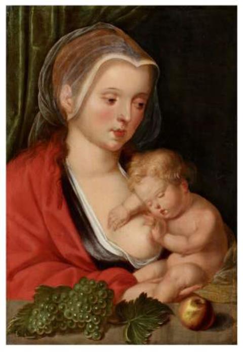 Cornelis van Cleve - THE VIRGIN WITH CHILD