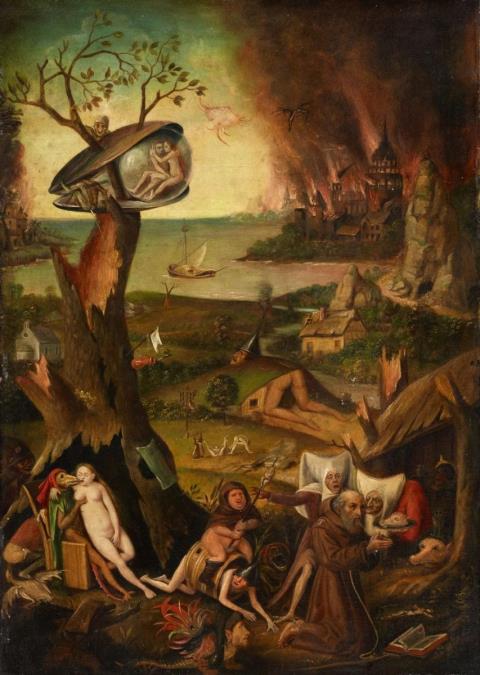Pieter Brueghel d. Ä. - VERSUCHUNG DES HEILIGEN ANTONIUS