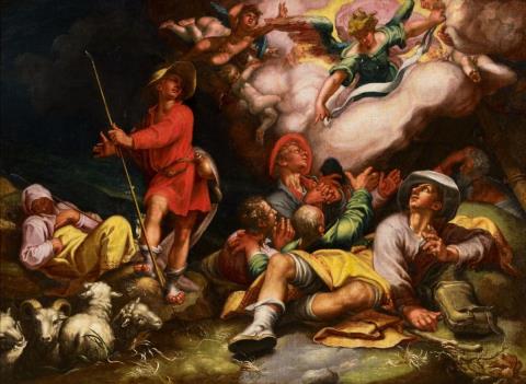 Abraham Bloemaert - ANNUNCIATION TO THE SHEPHERDS