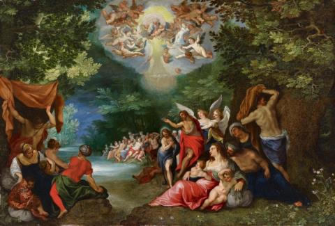 Jan Brueghel d. Ä. - Taufe Christi