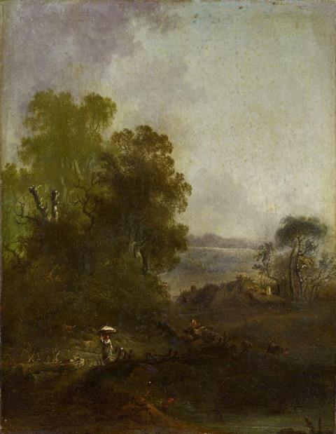 Jacob van Ruisdael - TWO WOODED LANDSCAPES