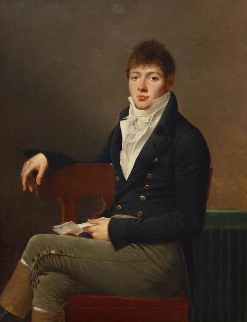 Robert Lefèvre - PORTRAIT OF A YOUNG GENTLEMAN