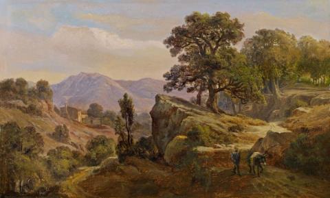 Johann Wilhelm Schirmer - ITALIAN MOUNTAIN LANDSCAPE
