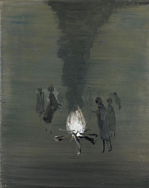 Norbert Schwontkowski - Untitled (at the bonfire)