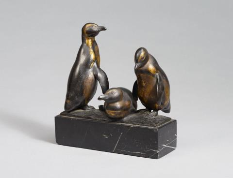 August Gaul - Drei Pinguine