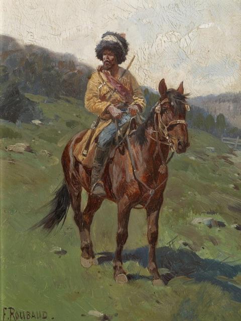 Franz Alekseyevich Roubaud - CIRCASSIAN HORSEMAN