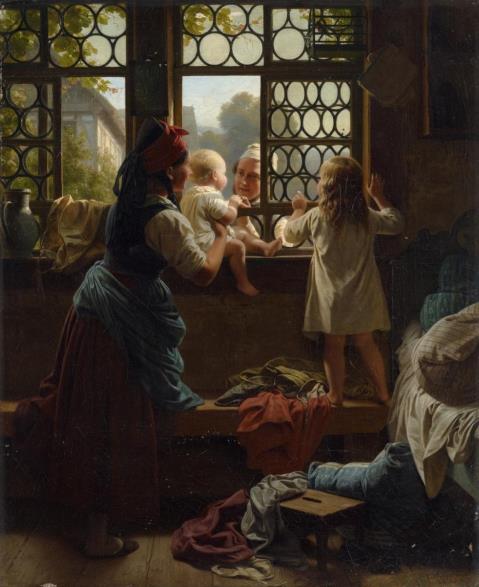 Friedrich Eduard Meyerheim - GOOD MORNING FATHER