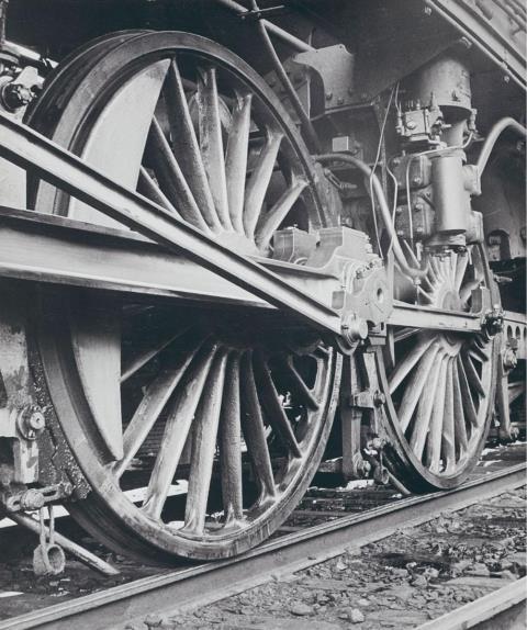 Toni Schneiders - Untitled (Locomotive's wheels)