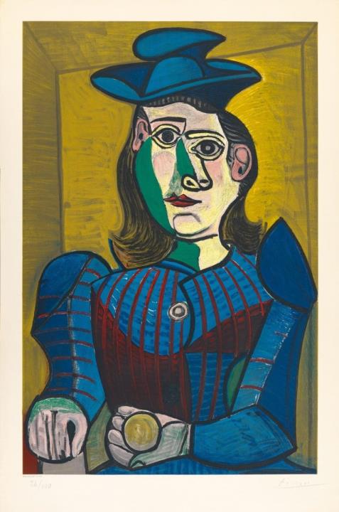 Nach Pablo Picasso - Femme assise (Dora Maar)
